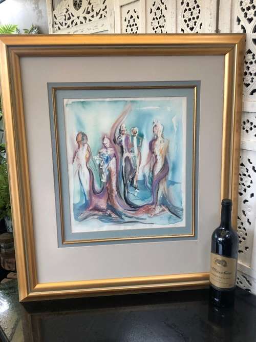LORNA BINNEMAN (READE) SA LISTED ARTIST - FRAMED WATERCOLOR - STUNNING ART WORK - DATED 1989