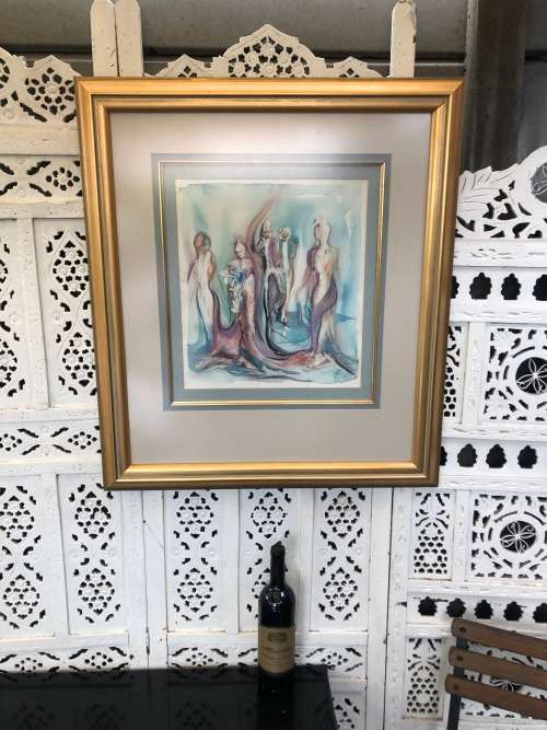 LORNA BINNEMAN (READE) SA LISTED ARTIST - FRAMED WATERCOLOR - STUNNING ART WORK - DATED 1989