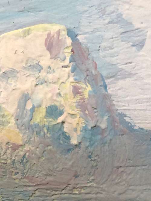 WOW !!! WIM BAARTMAN - NAMIBIAN ARTIST - FRAMED OIL ON BOARD LANDSCAPE