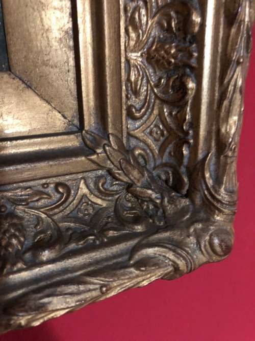 INVESTMENT ART !! TITTA FASCIOTTI (SA 1927-1993) STUNNING OIL ON BOARD LANDSCAPE - EXQUISITE FRAME