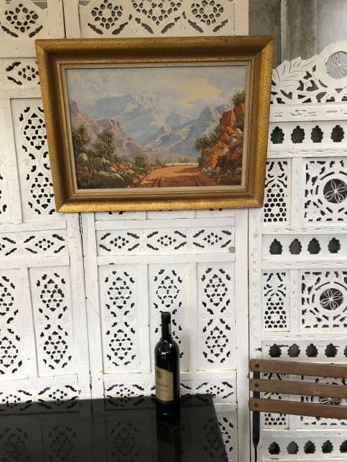 REG A GRATTAN CLASSIC ~ ORIGINAL LANDSCAPE OIL ON CANVAS IN A VINTAGE FRAME
