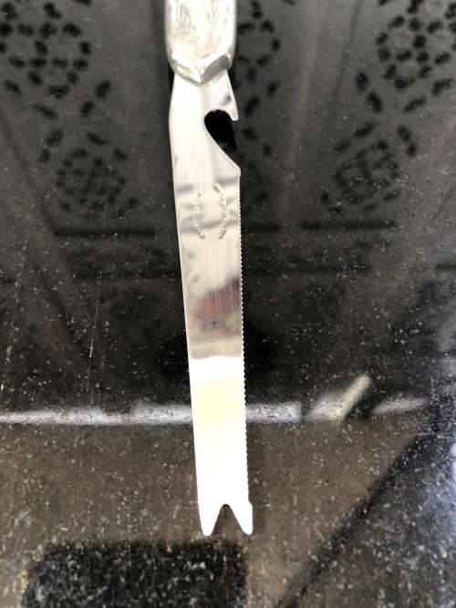 WOW !!! VINTAGE CARROL BOYES PEWTER BAR KNIFE - LADIES PATTERN