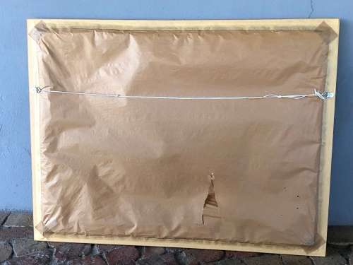 INVESTMENT ART !!! SA ARTIST HENDRICK CLOETE MASSIVE FRAMED OIL ON CANVAS