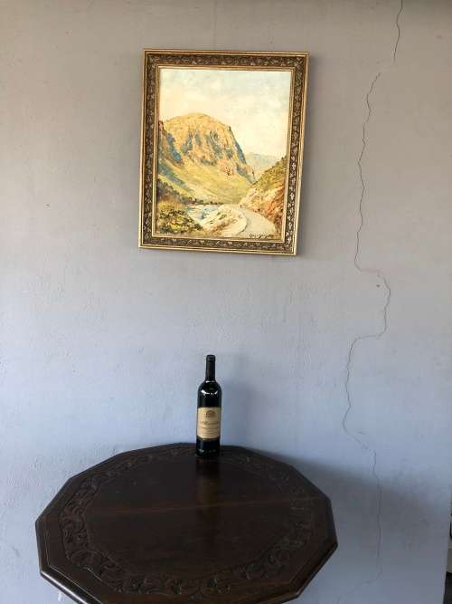 INVESTMENT ART !!! CARLO SDOYA (1914 - 1996) FRAMED OIL ON BOARD - CLEARLY SIGNED