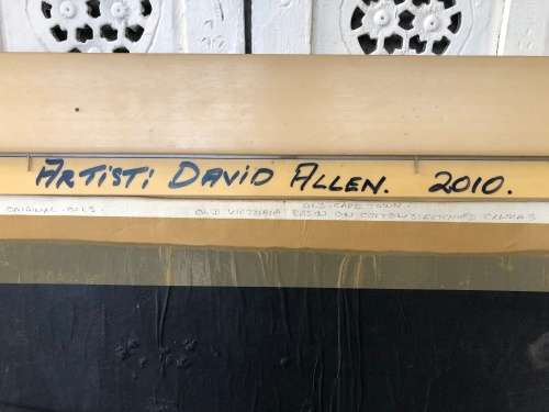 INVESTMENT ART !!! DAVID ALLEN - LISTED SA ARTIST FRAMED OIL ON COTTON CANVAS - BEAUTIFUL PAINTING
