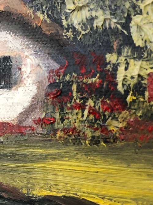 INVESTMENT ART !!! STUNNING ORIGINAL HELENA MOMMEN (SA) FRAMED OIL ON CANVAS FIXED TO BOARD