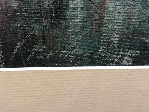 WOW !!! STUNNING ABSTRACT MIXED MEDIA BY R. BROWNE DATED 1996 - FRAMED READY TO HANG