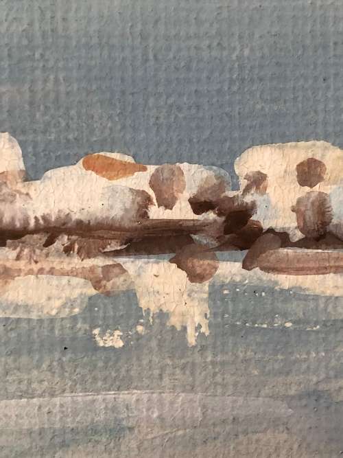 INVESTMENT ART !!! STUNNING FRAMED ORIGINAL GOUACHE ON BOARD BY FAMOUS SA ARTIST H.ANDERSON