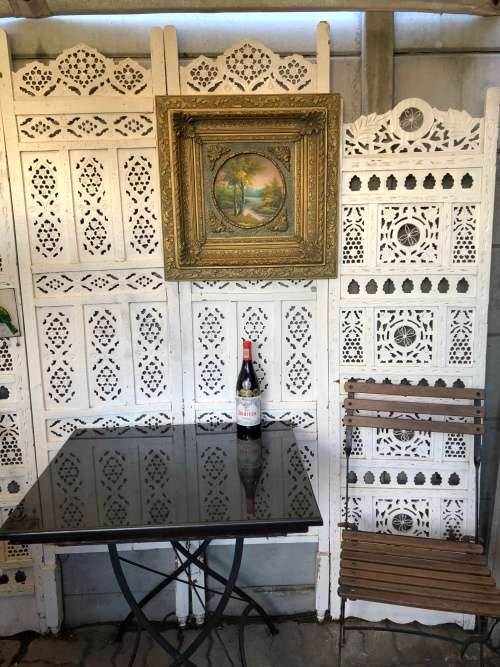 WHAT A STUNNER - GORGEOUS ANTIQUE WOODEN GILT PICTURE FRAME - BEAUTIFUL UNSIGNED OIL PAINTING