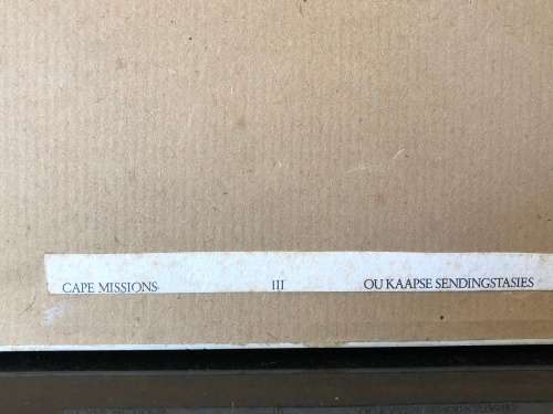 INVESTMENT ART !!!! PIERRE VOLSCHENK (1926 - ) FRAMED WATERCOLOR UNSIGNED BUT NOTED ON THE REVERSE