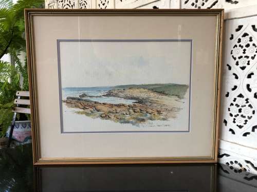 INVESTMENT ART !!! FREDERIKE STOKHUYSEN (1938 - ) STUNNING FRAMED WATERCOLOR