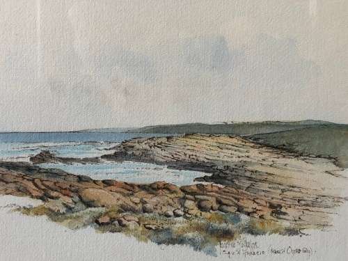 INVESTMENT ART !!! FREDERIKE STOKHUYSEN (1938 - ) STUNNING FRAMED WATERCOLOR