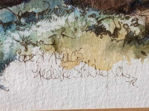INVESTMENT ART !!! FREDERIKE STOKHUYSEN (1938 - ) STUNNING FRAMED WATERCOLOR