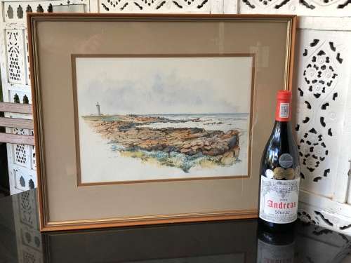 INVESTMENT ART !!! FREDERIKE STOKHUYSEN (1938 - ) STUNNING FRAMED WATERCOLOR