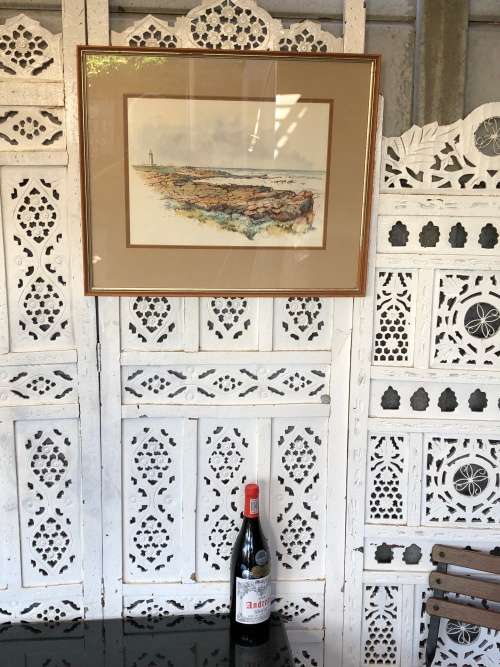 INVESTMENT ART !!! FREDERIKE STOKHUYSEN (1938 - ) STUNNING FRAMED WATERCOLOR