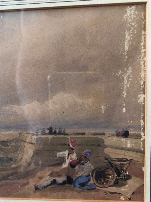 INVESTMENT ART !! THOMAS BOWLER (1812 - 1868) WORLD FAMOUS ARTIST - ORIGINAL WATERCOLOR - HIGH VALUE