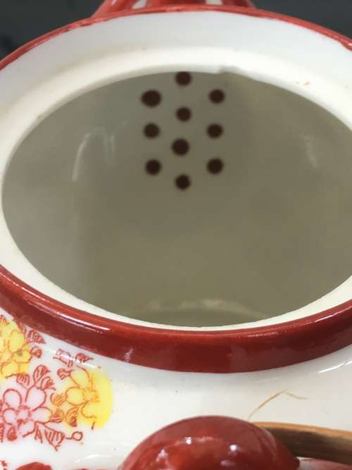 Nihon/ Nippon Japan Late Meiji to Taisho period 1921 Eggshell/Lithophane Tea Pot 1lt