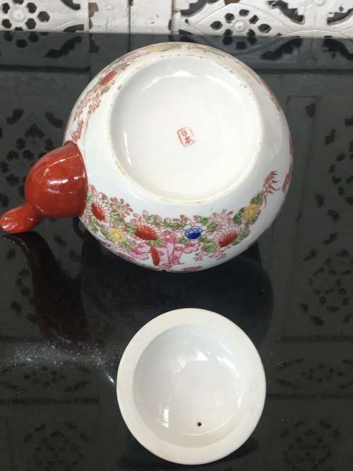 Nihon/ Nippon Japan Late Meiji to Taisho period 1921 Eggshell/Lithophane Tea Pot 1lt