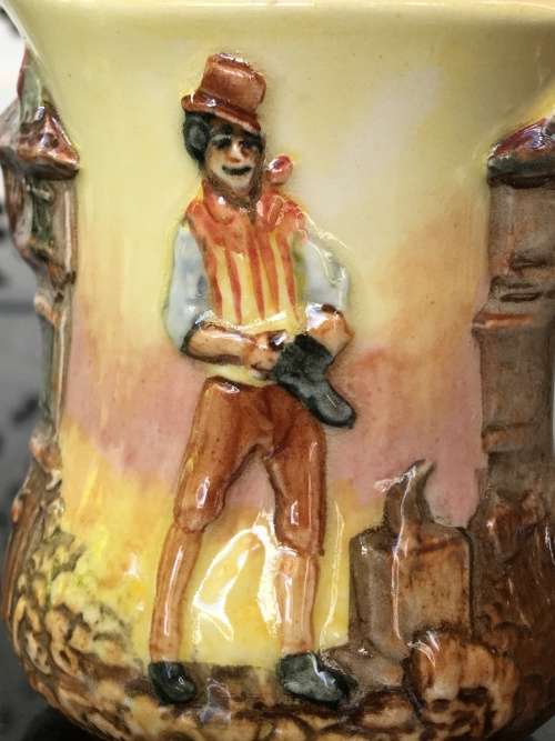 Rare Royal Doulton Sam Willer Series The Pickwick Papers' Relief Moulded Jug D6398  100ml