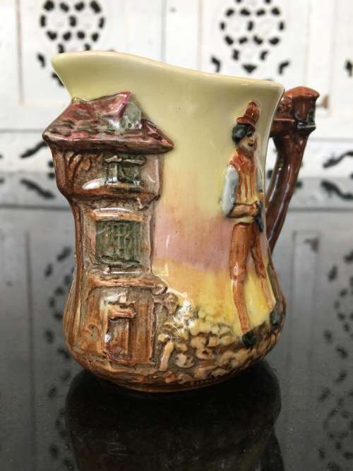Rare Royal Doulton Sam Willer Series The Pickwick Papers' Relief Moulded Jug D6398  100ml