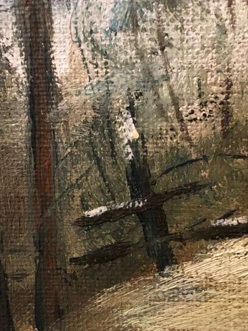 WOW !!! STUNNING OLD OIL PAINTING DATED 1948 AND SIGNED - UNKNOWN ARTIST