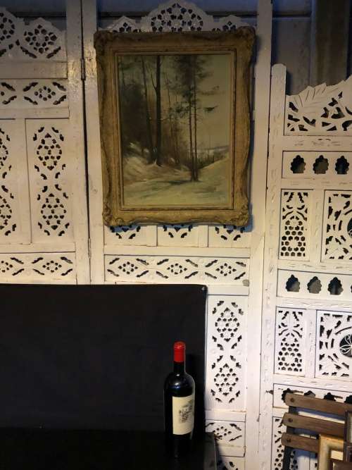 WOW !!! STUNNING OLD OIL PAINTING DATED 1948 AND SIGNED - UNKNOWN ARTIST