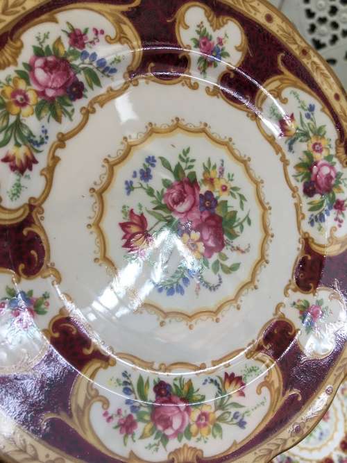 Delightful Lady Hamilton c1939-1945 Date Stamp Royal Albert Bone China England,Tea Trios