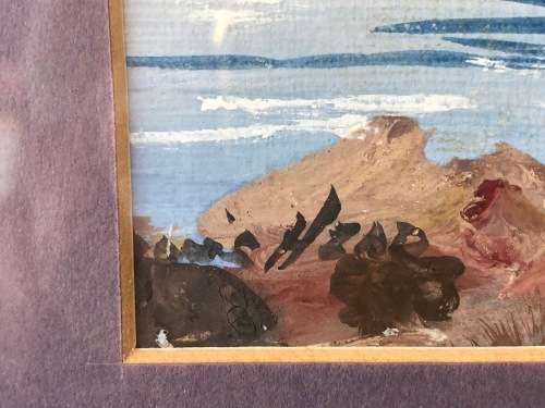 INVESTMENT ART !!! STUNNING FRAMED ORIGINAL GOUACHE ON BOARD BY FAMOUS SA ARTIST H.ANDERSON