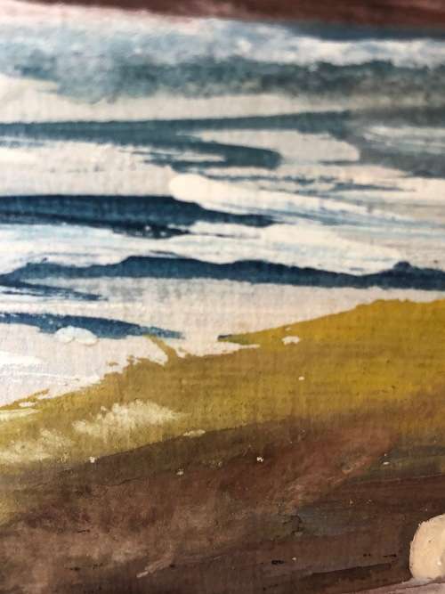 INVESTMENT ART !!! STUNNING FRAMED ORIGINAL GOUACHE ON BOARD BY FAMOUS SA ARTIST H.ANDERSON