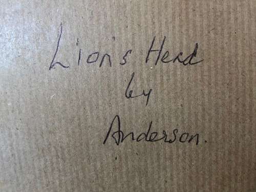 INVESTMENT ART !!! STUNNING FRAMED ORIGINAL GOUACHE ON BOARD BY FAMOUS SA ARTIST H.ANDERSON