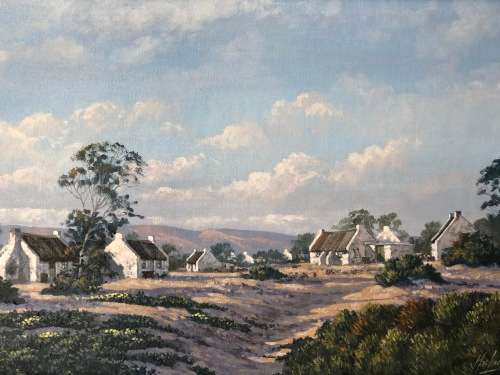 MATT LOUWRENS (1936 - ) - FAMOUS LISTED SA ARTIST - STUNNING OIL PAINTING IN A GORGEOUS FRAME