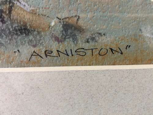 WOW !! LOURETTA COSS (WATSON) - STUNNING PASTEL TITLED "ARNISTON"