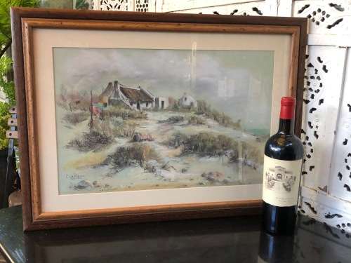 WOW !! LOURETTA COSS (WATSON) - STUNNING PASTEL TITLED "ARNISTON"