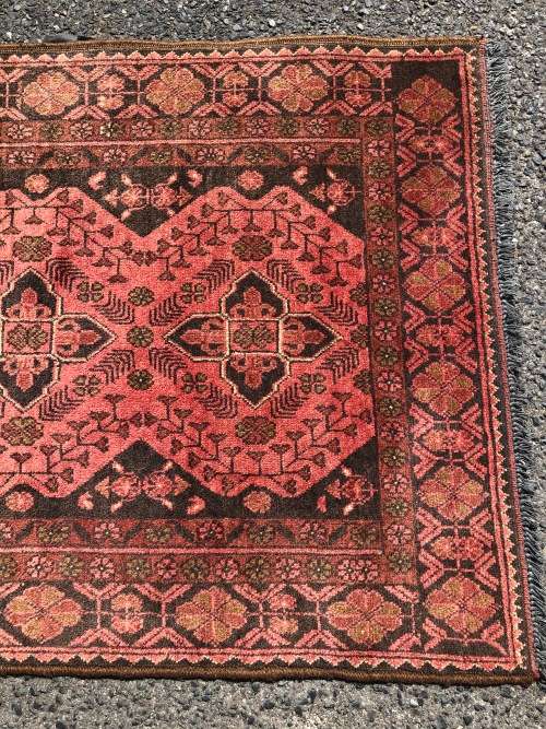 WOW !!! STUNNING PURE WOOL HAND KNOTTED CLASSIC VINTAGE TURKOMAN PERSIAN CARPET 1460 X 960mm