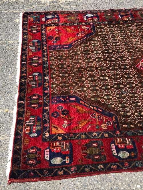 WHAT A BEAUTY !!! LARGE PURE WOOL HAND KNOTTED IRANIAN HAMADAN PERSIAN CARPET 2800 X 1600mm