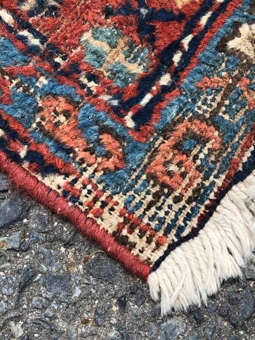 FANTASTIC LARGE HAND KNOTTED PURE WOOL SHIRAZ PERSIAN CARPET 2100 X 1100mm