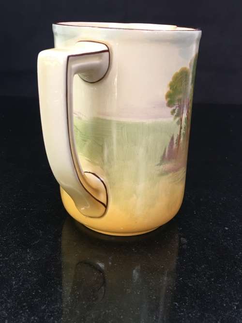 c1930's Royal Doulton England Jug Country landscape 500ml