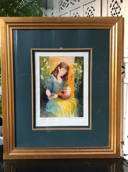INVESTMENT ART !! MARIE VERMEULEN (BREEDT) 1954 - NUMBERED 2/100 LIMITED EDITION ETCHING AQUATINT
