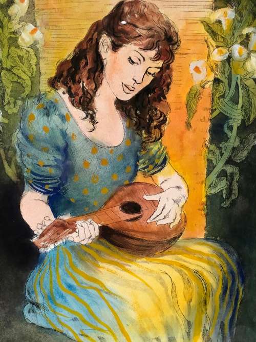 INVESTMENT ART !! MARIE VERMEULEN (BREEDT) 1954 - NUMBERED 2/100 LIMITED EDITION ETCHING AQUATINT