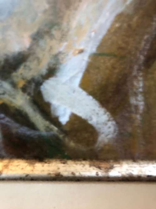 INVESTMENT ART !!! ESTE MOSTERT (1959- ) STUNNING FRAMED PASTEL ON PAPER - PEACEFUL MOMENTS 1
