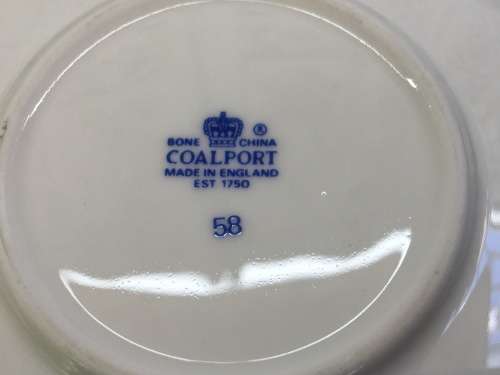 Vintage Collection of 9 Coalport Bone China England 9 cm Bird Series Plates with stands