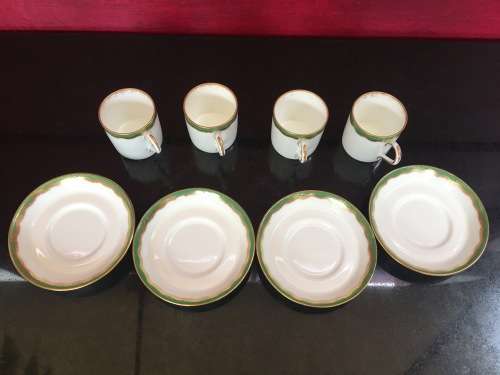 Antique Wedgwood England Phillips's Ltd 43 & 44 New Bond St London  c.1908-29 Demitasse Set x4