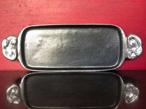 WOW !!! VINTAGE CARROL BOYES MAN TWIN HANDLED CENTRE PIECE - SNACK TRAY - VALUE R3000.00