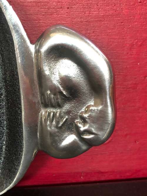 WOW !!! VINTAGE CARROL BOYES MAN TWIN HANDLED CENTRE PIECE - SNACK TRAY - VALUE R3000.00