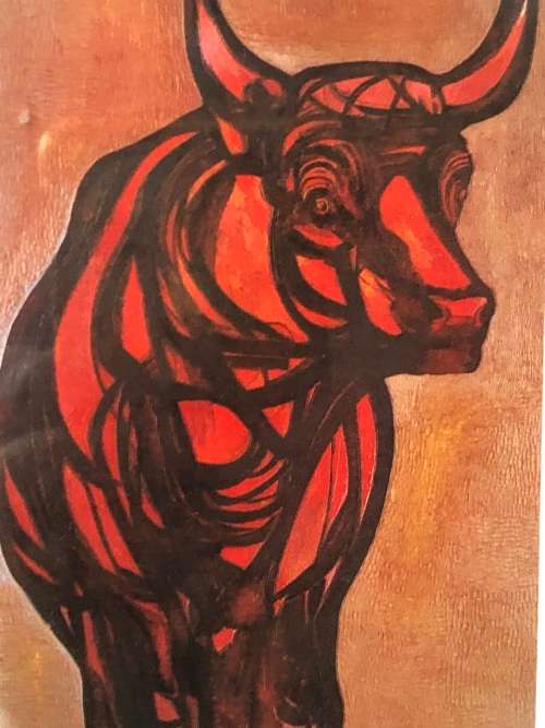 WOW !!! CECIL SKOTNES ( SA 1926 - 2009) FRAMED LIMITED EDITION ADVERTISING POSTER - SIGNED BY CECIL