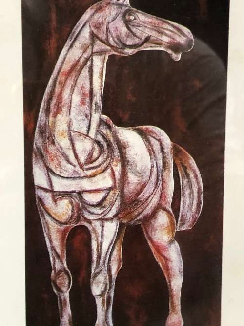 WOW !!! CECIL SKOTNES ( SA 1926 - 2009) FRAMED LIMITED EDITION ADVERTISING POSTER - SIGNED BY CECIL