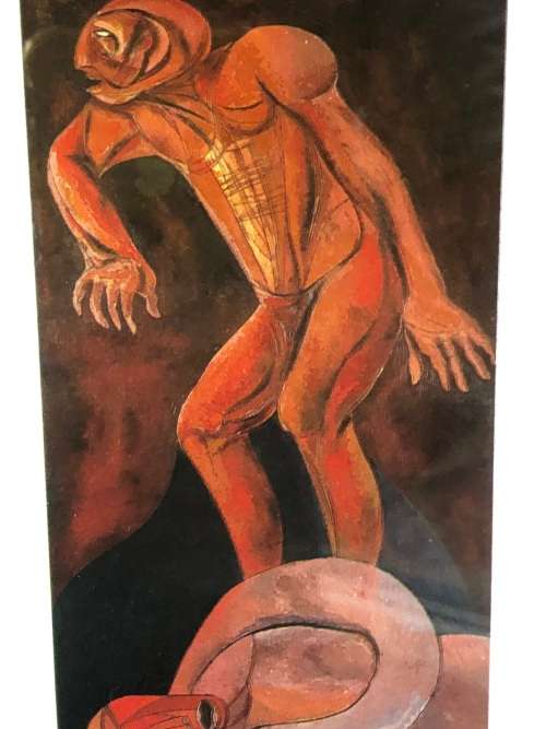 WOW !!! CECIL SKOTNES ( SA 1926 - 2009) FRAMED LIMITED EDITION ADVERTISING POSTER - SIGNED BY CECIL