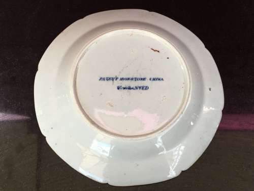 Rare Antique c1815 (rare mark) -Masons 'Patent Ironstone China Warranted' 20 cm Plate 205 years old