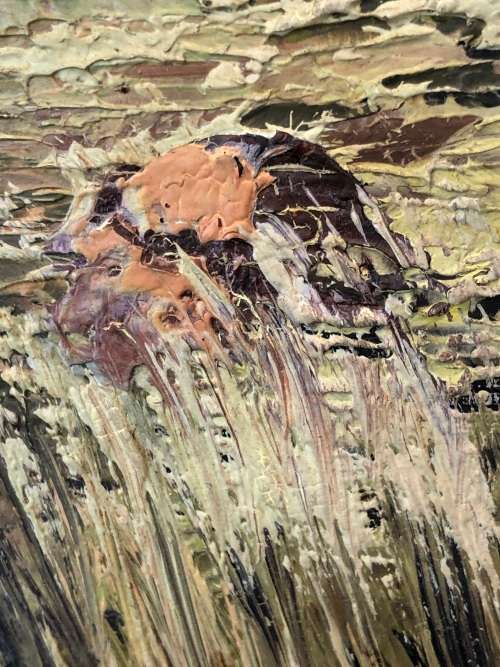 INVESTMENT ART !!! LESLIE JOHN ALBERTYN (1931 - 2011) LARGE FRAMED OIL ON BOARD LANDSCAPE