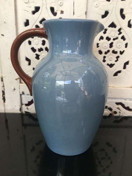 Vintage Devon England Dartmouth Pottery Jug & Sweet Dish Seagull Design